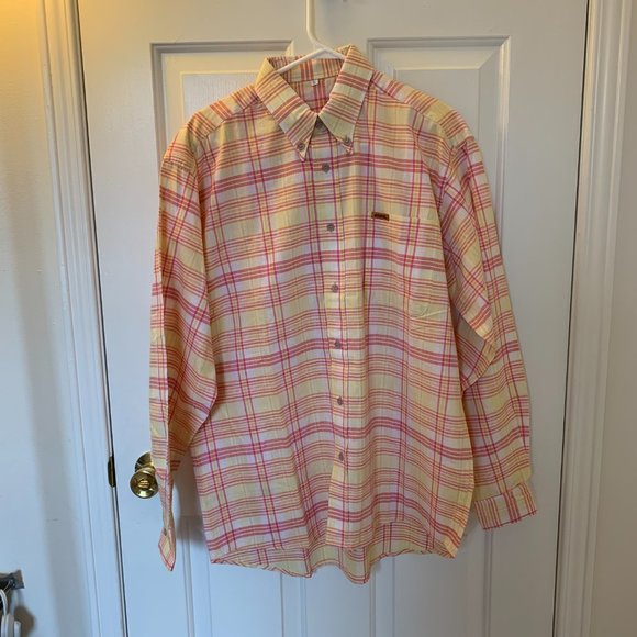 Plaid Button-Up Collared Shirt - Picture 4 of 5
